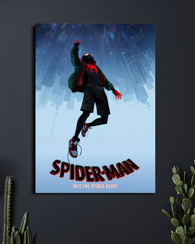 Spider-Man Into the Spider-Verse | Miles Morales Poster | Spider-Verse Wall Art Lazywalls