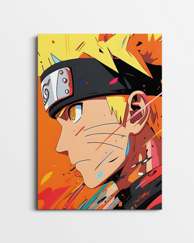 Naruto Uzumaki Anime Poster | Modern Ninja Wall Art Print for Bedroom & Gaming Room Lazywalls