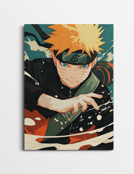Naruto Uzumaki Anime Poster | Action Ninja Wall Art Print for Bedroom & Gaming Room Lazywalls