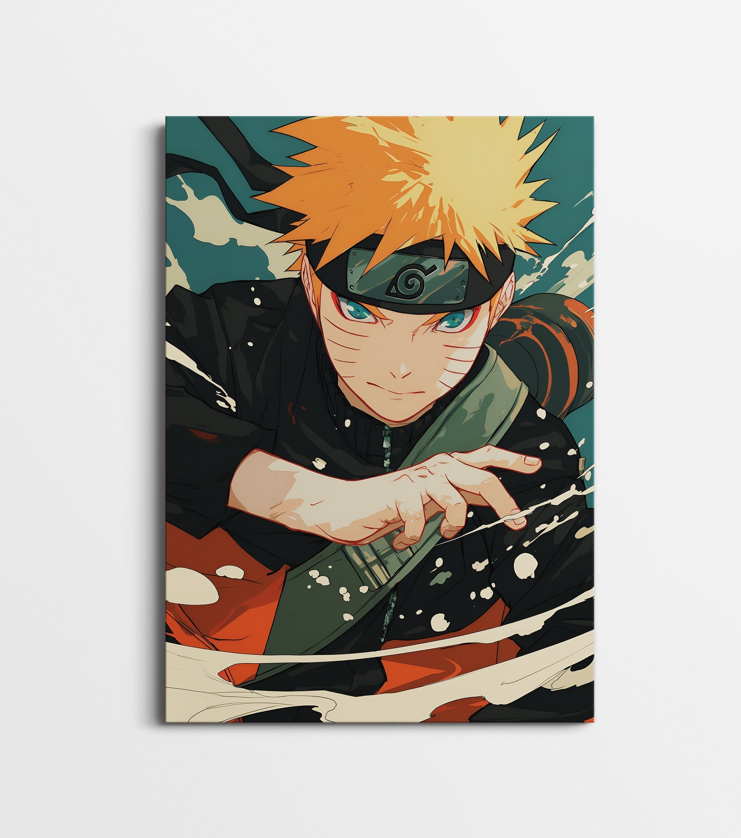 Naruto Uzumaki Anime Poster | Action Ninja Wall Art Print for Bedroom & Gaming Room Lazywalls