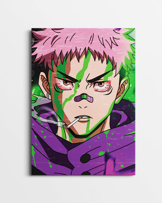 Yuji Itadori Poster | Jujutsu Kaisen Anime Wall Art Lazywalls
