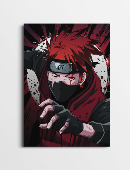 Kakashi Hatake Naruto Anime Poster | Sharingan Ninja Wall Art Lazywalls