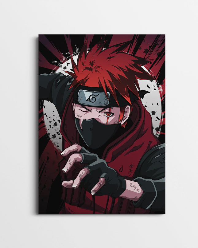 Kakashi Hatake Naruto Anime Poster | Sharingan Ninja Wall Art Lazywalls
