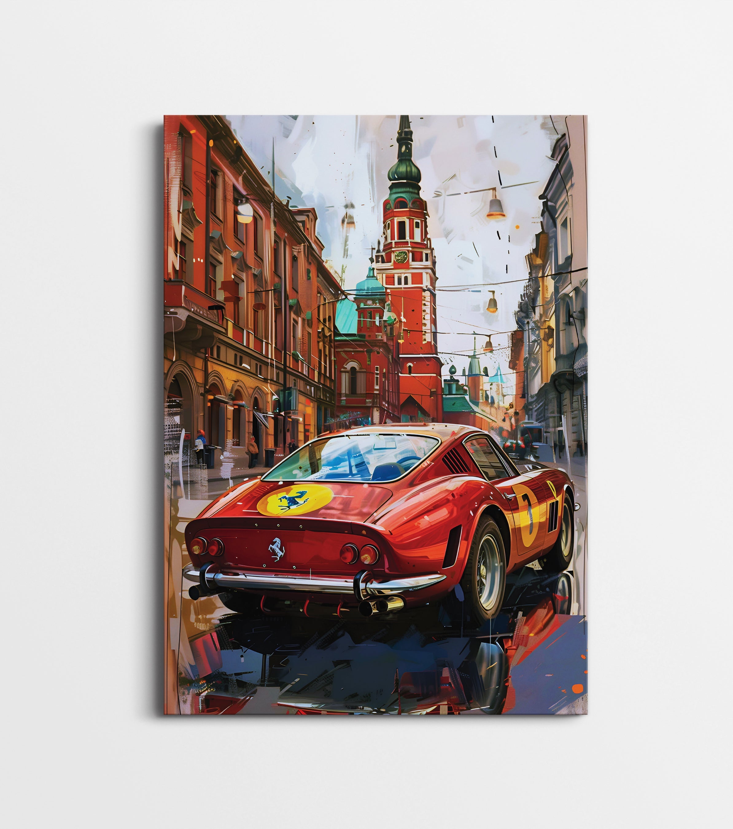 Ferrari 250 GTO Poster | Vintage Supercar Street Wall Art Print Lazywalls
