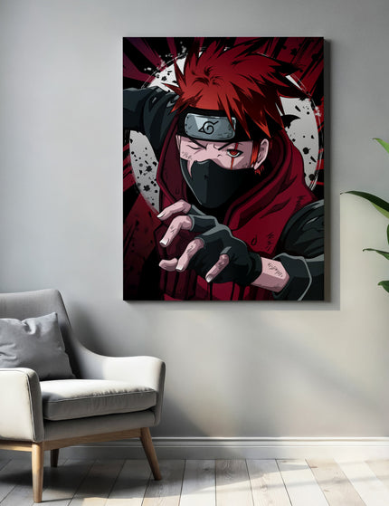 Kakashi Hatake Naruto Anime Poster | Sharingan Ninja Wall Art Lazywalls