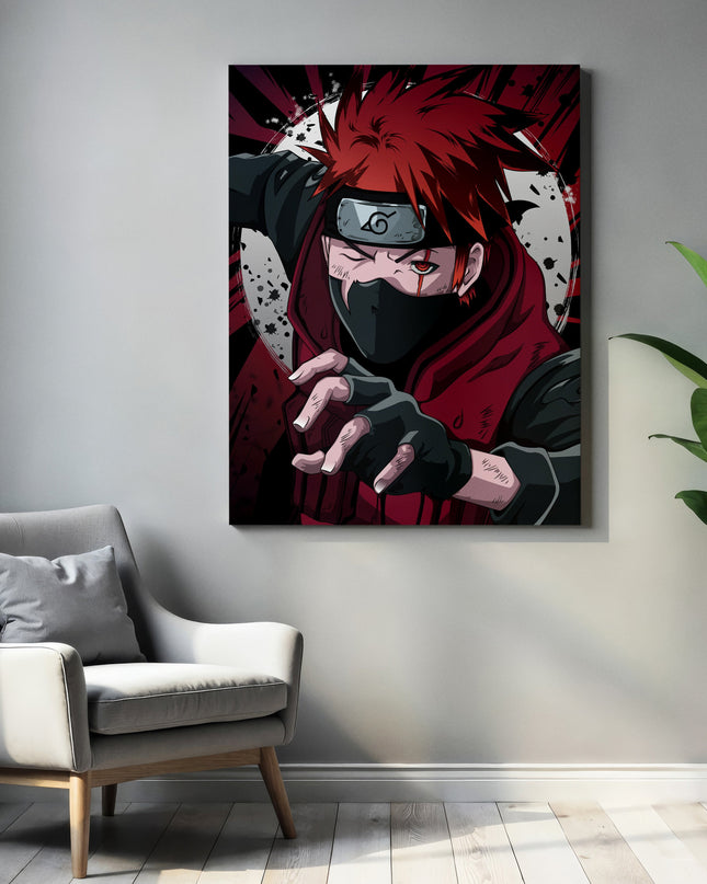 Kakashi Hatake Naruto Anime Poster | Sharingan Ninja Wall Art Lazywalls