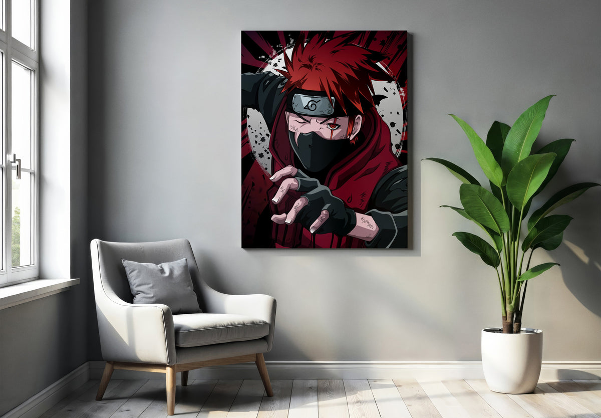 Kakashi Hatake Naruto Anime Poster | Sharingan Ninja Wall Art Lazywalls