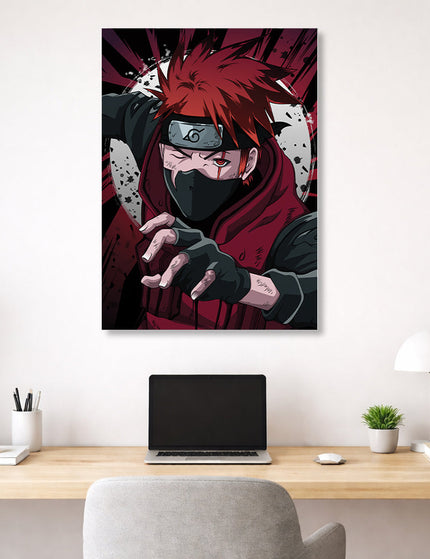 Kakashi Hatake Naruto Anime Poster | Sharingan Ninja Wall Art Lazywalls