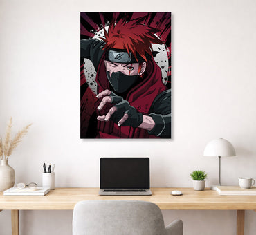 Kakashi Hatake Naruto Anime Poster | Sharingan Ninja Wall Art Lazywalls