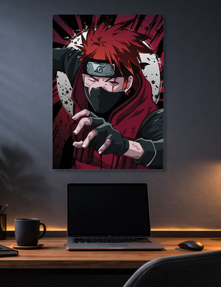 Kakashi Hatake Naruto Anime Poster | Sharingan Ninja Wall Art Lazywalls