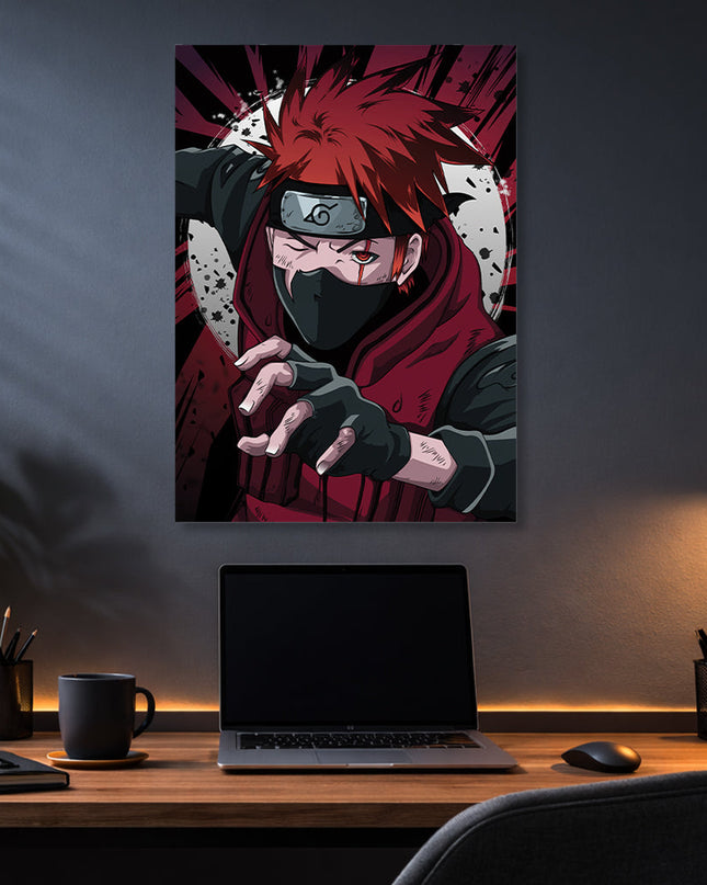 Kakashi Hatake Naruto Anime Poster | Sharingan Ninja Wall Art Lazywalls