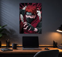Kakashi Hatake Naruto Anime Poster | Sharingan Ninja Wall Art Lazywalls