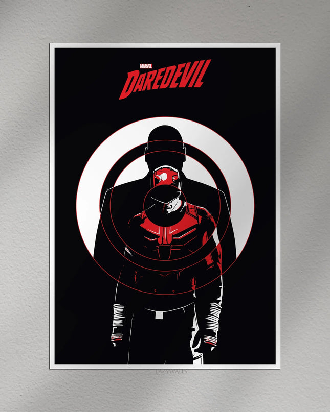 Marvel Daredevil Wall Poster | Dark Superhero Wall Art Decor Lazywalls