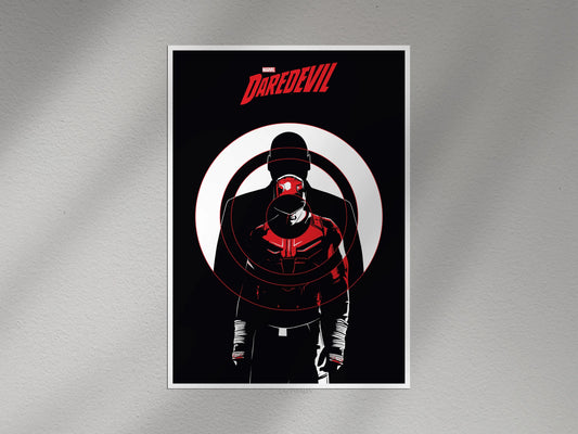 Marvel Daredevil Wall Poster | Dark Superhero Wall Art Decor Lazywalls