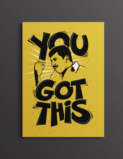 Vadivelu “You Got This” Meme Poster | Tamil Comedy Wall Art Lazywalls