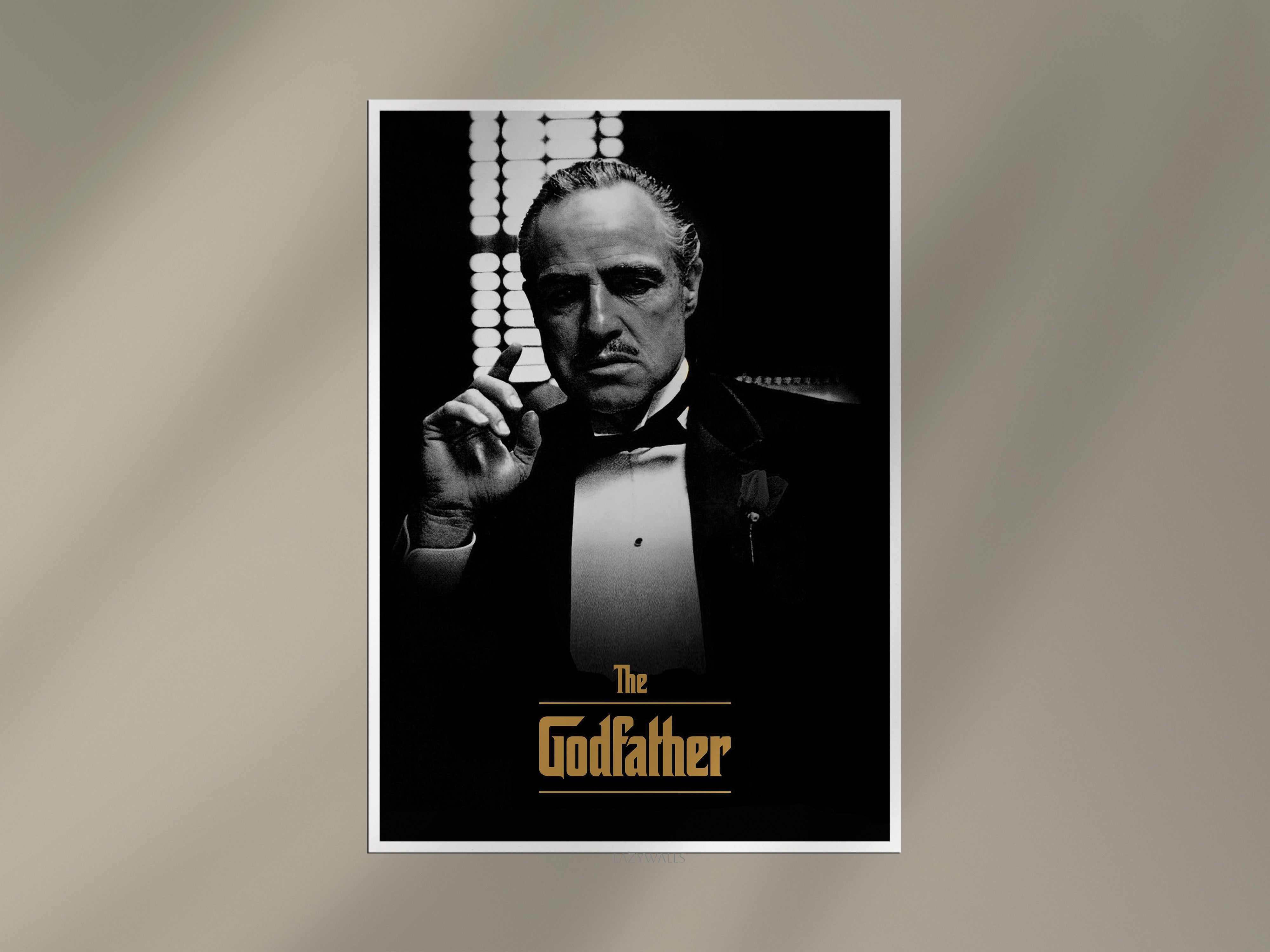 The Godfather Poster | Classic Mafia Movie Wall Art Print Lazywalls