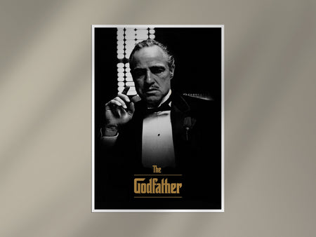 The Godfather Poster | Classic Mafia Movie Wall Art Print Lazywalls