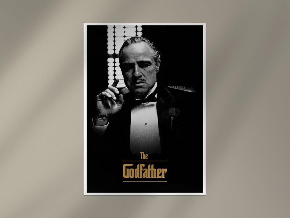 The Godfather Poster | Classic Mafia Movie Wall Art Print Lazywalls