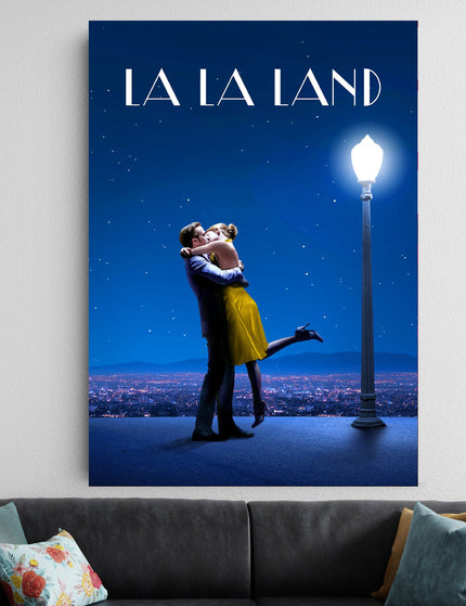 La La Land Poster | Romantic Movie Wall Art | Aesthetic Couple Room Decor Lazywalls