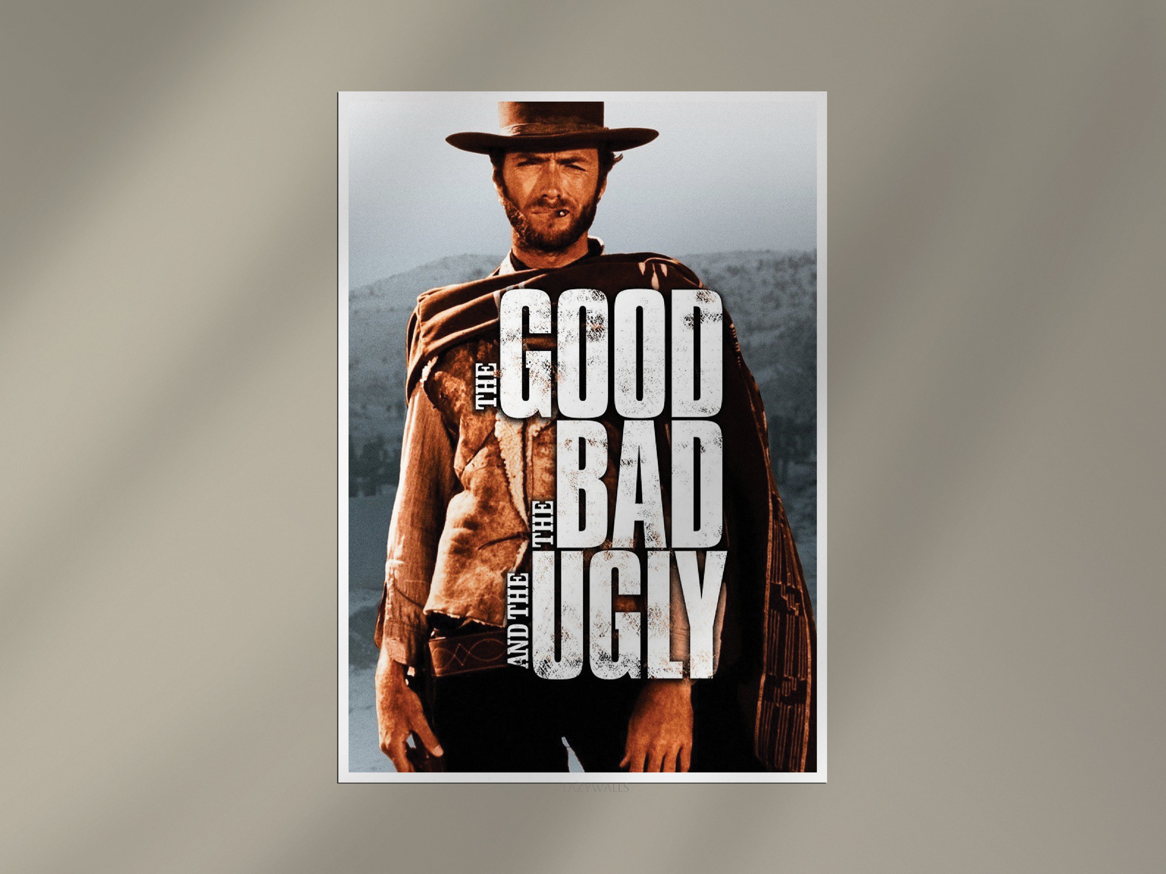 The Good The Bad And The Ugly Poster | Classic Western Wall Art Lazywalls