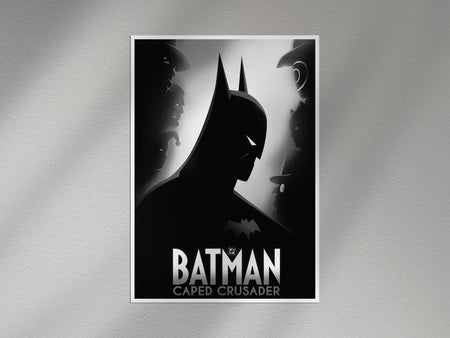 Batman Caped Crusader Wall Poster – Dark Knight Wall Art Lazywalls