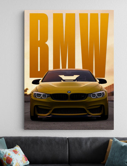 BMW Car Poster | Luxury Sports Car Wall Art | Automotive Aesthetic Print Lazywalls