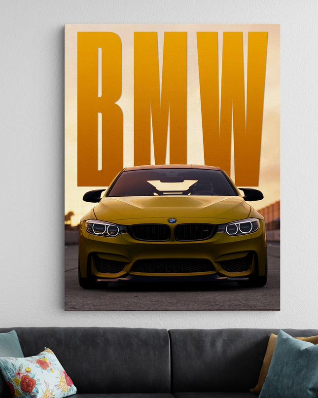 BMW Car Poster | Luxury Sports Car Wall Art | Automotive Aesthetic Print Lazywalls