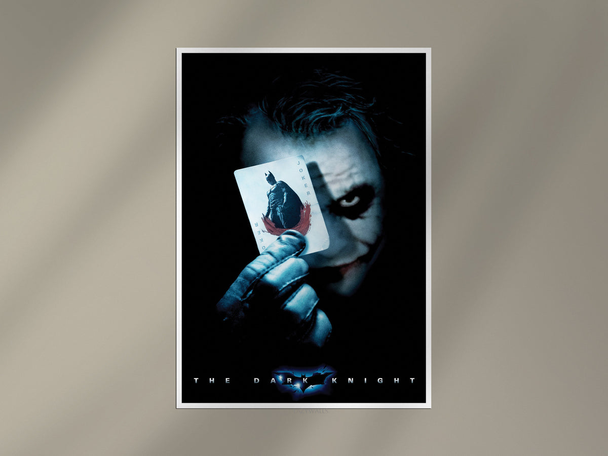 The Dark Knight Poster | Joker Playing Card Wall Art Lazywalls