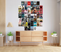 50 Pcs Movie Poster Wall Collage Kit | Aesthetic Film Decor Lazywalls