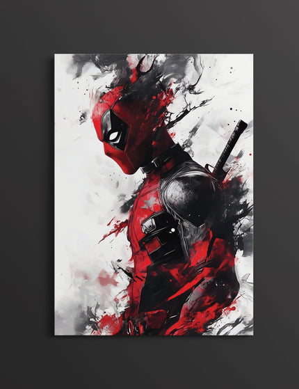 Deadpool Poster Marvel Wall Art | Superhero Room Decor Lazywalls
