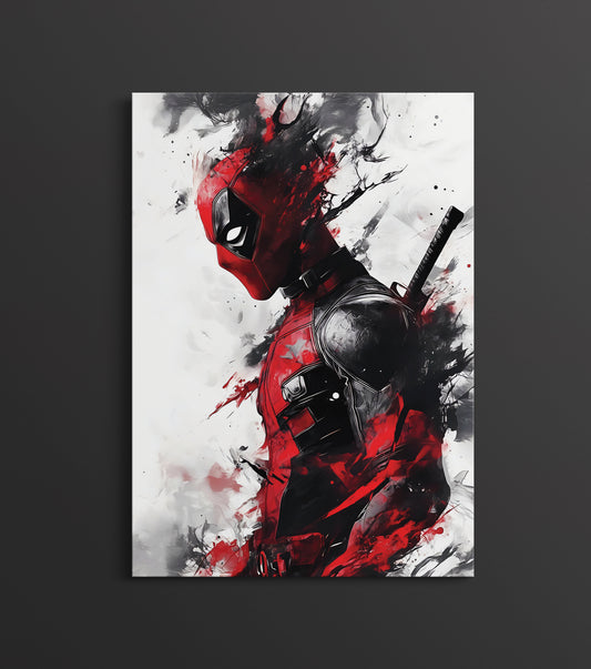 Deadpool Poster Marvel Wall Art | Superhero Room Decor Lazywalls