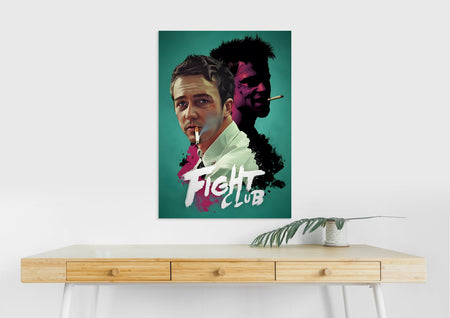 Fight Club Movie Poster | Tyler Durden Wall Art Lazywalls