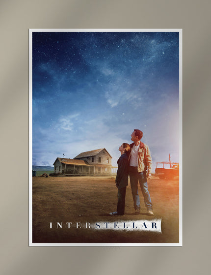 Interstellar Poster | Cinematic Space Movie Wall Art Print Lazywalls