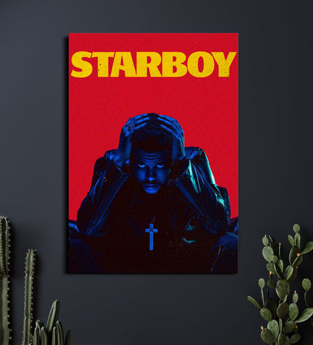 Starboy | The Weeknd Album Poster | Music Wall Art Lazywalls