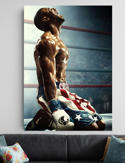 Boxing Motivation Poster | Pain to Power Gym Wall Art Lazywalls