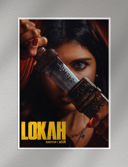 Lokah Chapter 1 Valam Wall Poster | Malayalam Action Thriller Movie Wall Art Lazywalls