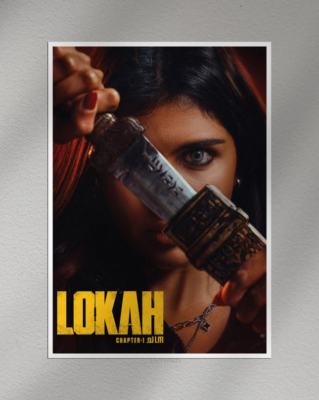Lokah Chapter 1 Valam Wall Poster | Malayalam Action Thriller Movie Wall Art Lazywalls