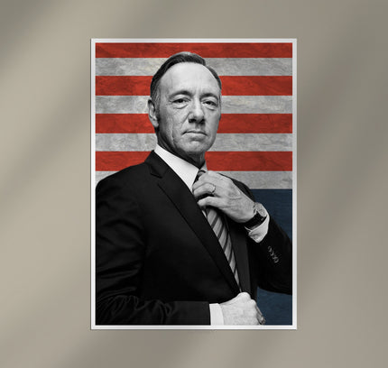 Frank Underwood | House of Cards Political Drama Poster Lazywalls