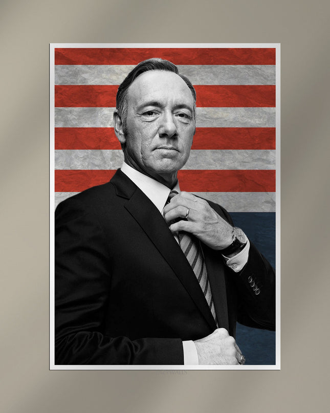 Frank Underwood | House of Cards Political Drama Poster Lazywalls