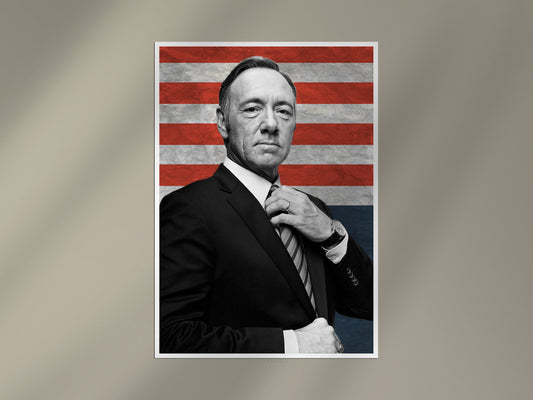 Frank Underwood | House of Cards Political Drama Poster Lazywalls