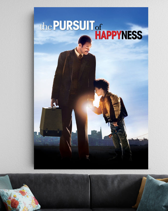 The Pursuit of Happyness Poster | Motivational Movie Wall Art | Inspirational Film Decor Lazywalls
