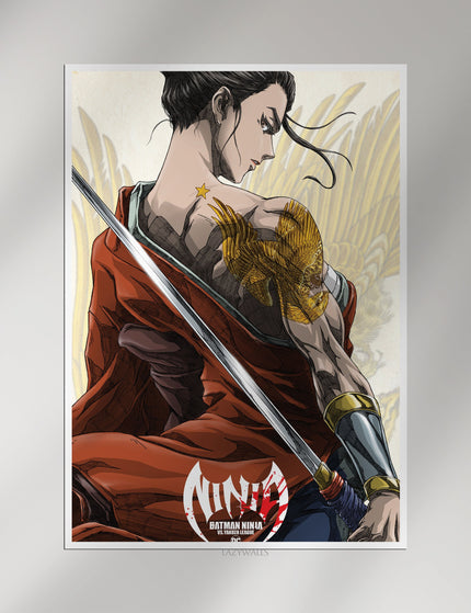 Catwoman Batman Ninja Poster | Samurai DC Wall Art Lazywalls