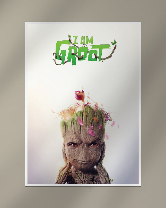 I Am Groot Poster | Marvel Superhero Wall Art Lazywalls