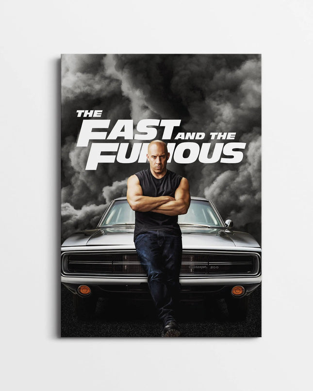 The Fast and the Furious Wall Poster | Dominic Toretto Muscle Car Art Lazywalls