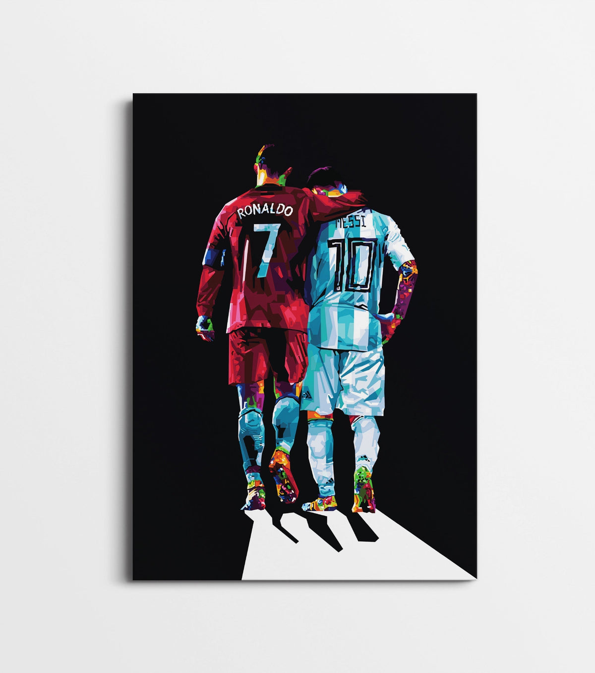 Ronaldo Messi Wall Poster – Football Legends Wall Art Lazywalls