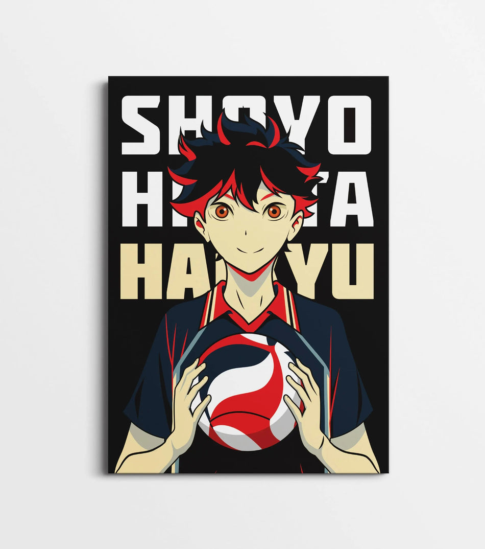 Haikyuu Shoyo Hinata Wall Poster – Anime Volleyball Wall Art Lazywalls