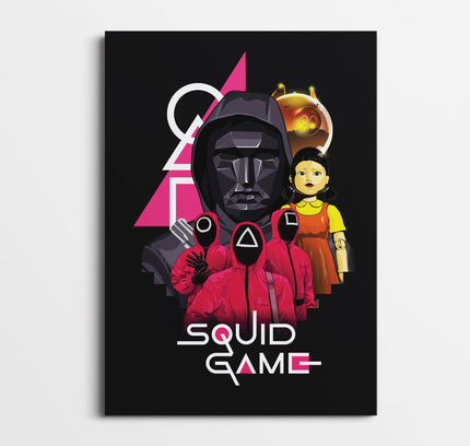 Squid Game Wall Poster – Netflix Series Korean Drama Art Lazywalls