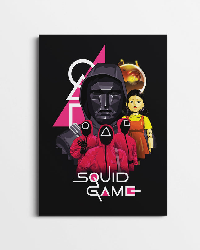 Squid Game Wall Poster – Netflix Series Korean Drama Art Lazywalls