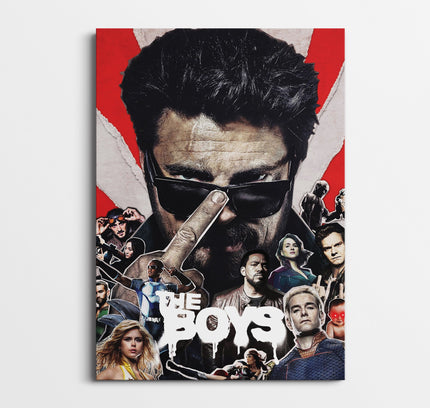 The Boys Poster | Superhero TV Series Collage Wall Art Print Lazywalls