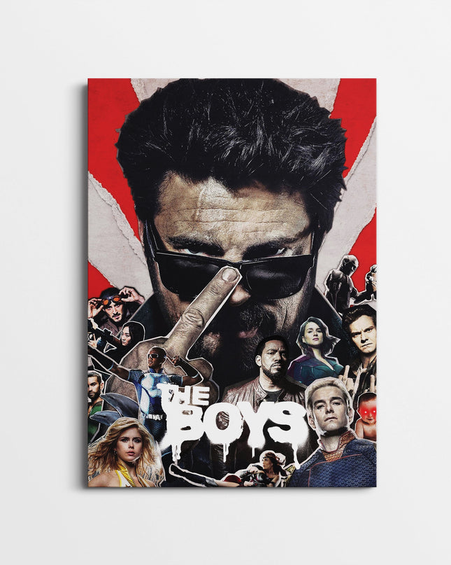 The Boys Poster | Superhero TV Series Collage Wall Art Print Lazywalls